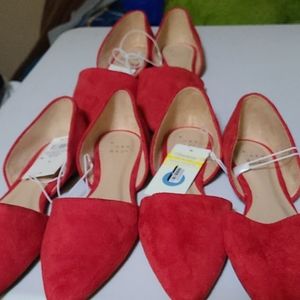 Womens red dress shoes